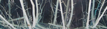 Image shows a cropped section of a watercolour painting by Janet Kenyon