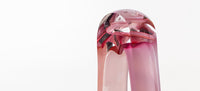 Pink small cut Helix by Phil Vickery North East glass maker| Original glass for sale at The Biscuit Factory Newcastle.