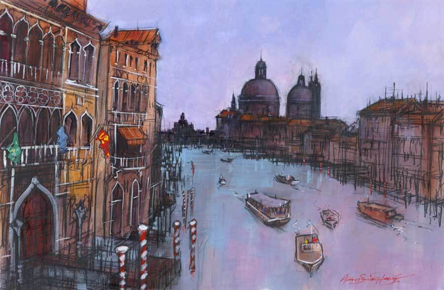 Grand Canal Venice by Alan Smith Page | Contemporary Paintings for sale at The Biscuit Factory Newcastle