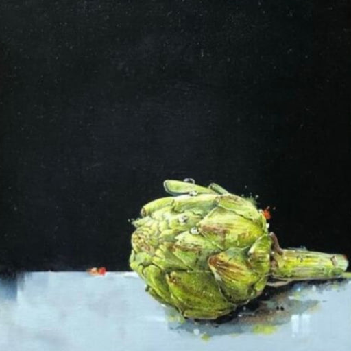 Artichoke by Darren Dearden | Contemporary Still Life paintings for sale at The Biscuit Factory Newcastle