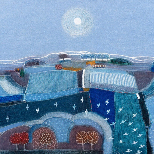 Blue Moon by Rob van Hoek | Contemporary Painting for sale at The Biscuit Factory Newcastle