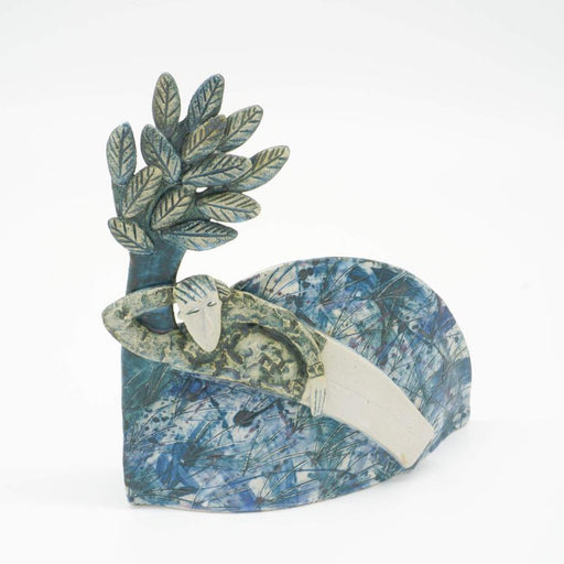Communing with Nature by Helen Martino | Original Figurative Ceramics for sale at The Biscuit Factory Newcastle
