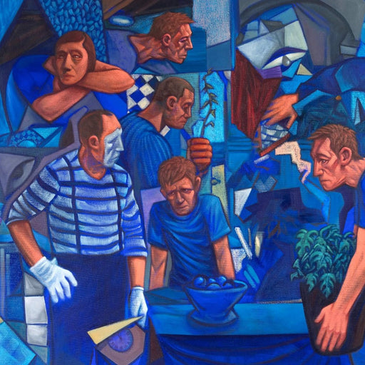 Departure by Samson Tudor | Contemporary Painting for sale at The Biscuit Factory Newcastle 