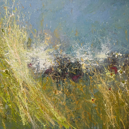 Dialogue of Wind and Rain by John McClenaghen | Contemporary Painting for sale at The Biscuit Factory