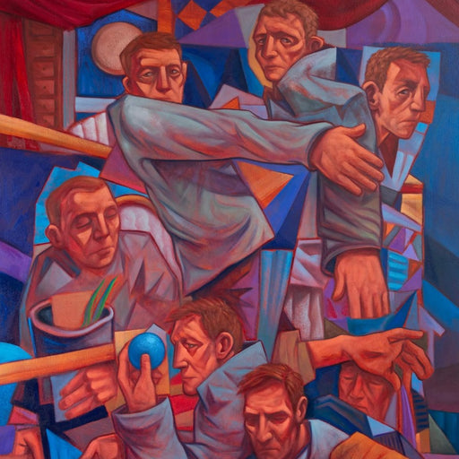 Echo Chamber by Samson Tudor | Original Figurative Painting for sale at The Biscuit Factory Newcastle 