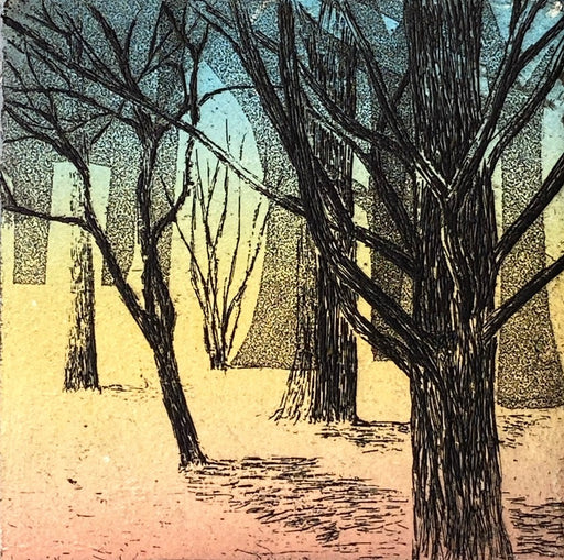 Into the Clearing by Catherine Williams | Limited Edition Etching for sale at The Biscuit Factory Newcastle