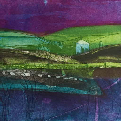 Moonlight over the Moors by Louise Davies | Limited Edition Prints for sale at The Biscuit Factory Newcastle 