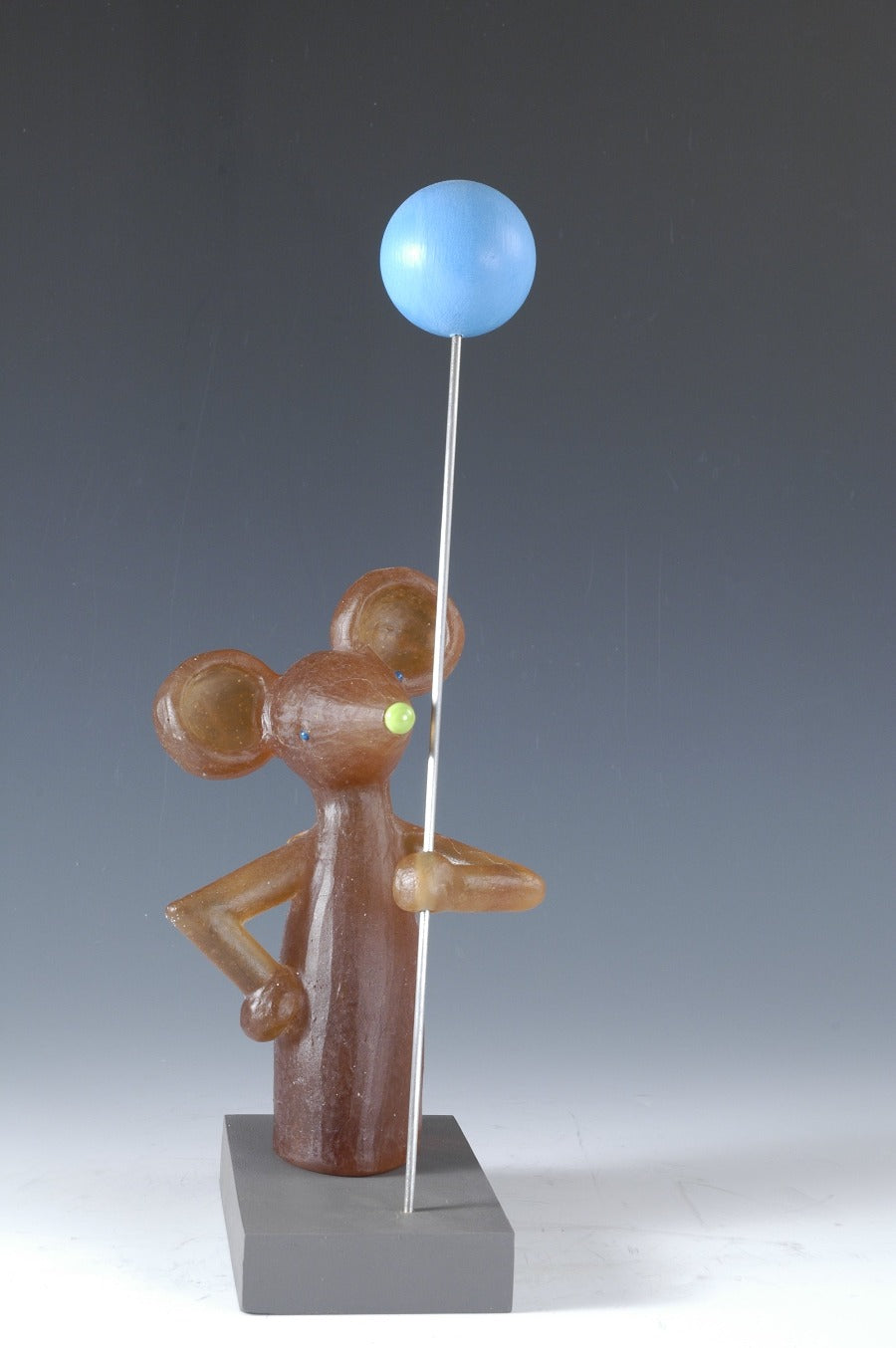 Mouse With Blue Balloon