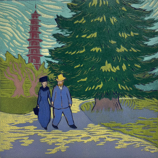 Once upon a time in London - Afternoon by Mychael Barratt | Contemporary Print for sale at The Biscuit Factory Newcastle