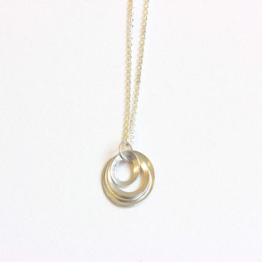 Raindrop Pendant by Laura Cruikshank | Contemporary Silver Jewellery for sale at The Biscuit Factory Newcastle