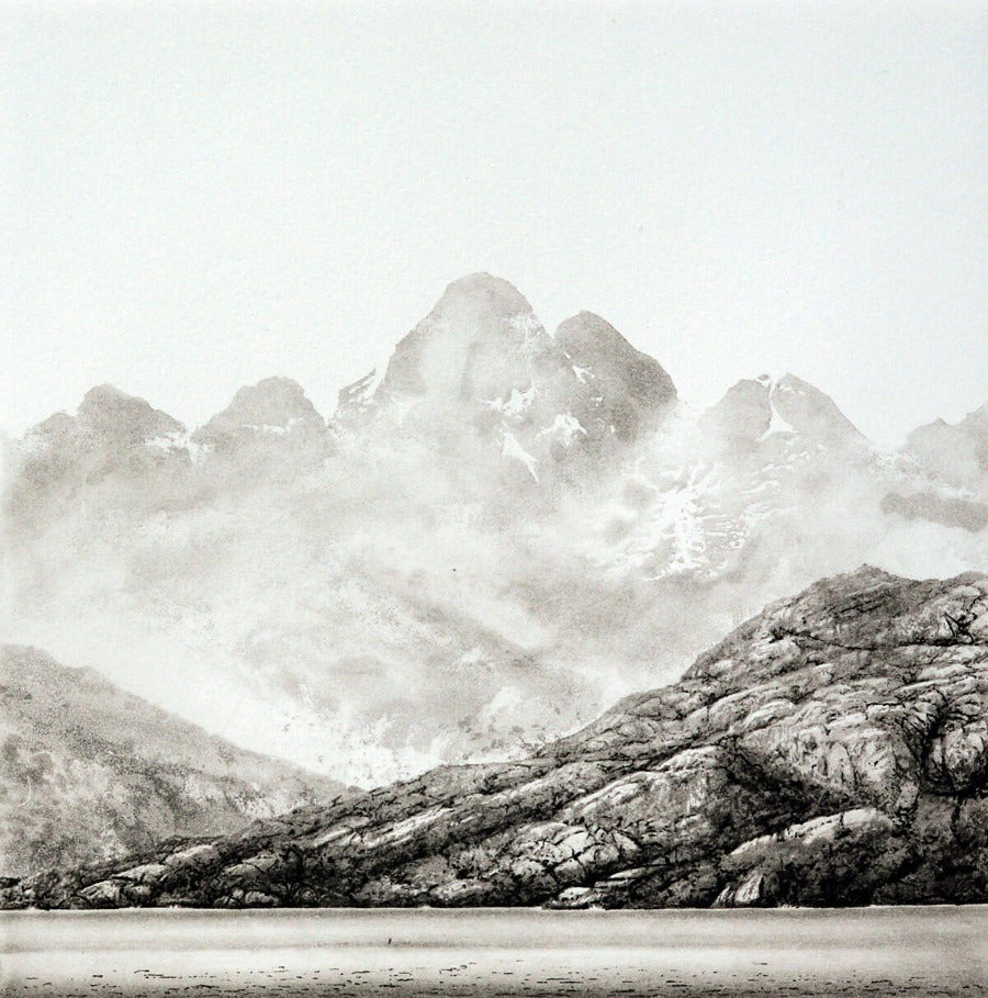 Riesco Island by Ian Brooks | Contemporary Etchings for sale at The Biscuit Factory Newcastle 