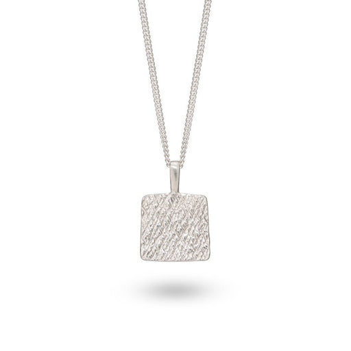 Small Plain Stamped Necklace by Mim Best | Contemporary Jewellery for sale at The Biscuit Factory Newcastle