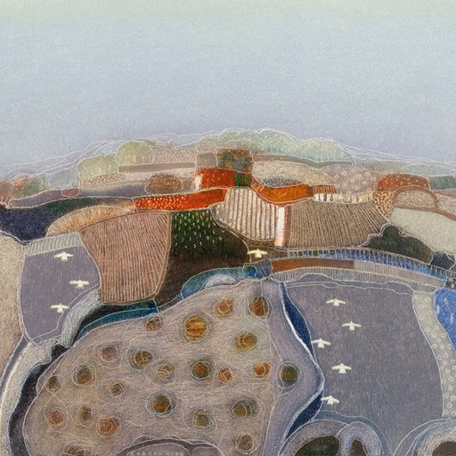 Somewhere in Summertime by Rob van Hoek | Contemporary landscape painting for sale at The Biscuit Factory Newcastle