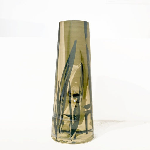 Stem Vase - Olive Green | Contemporary Ceramics for sale at The Biscuit Factory Newcastle 