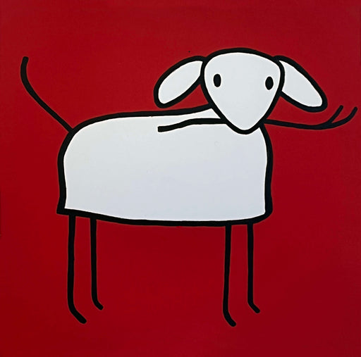 Stiks Dog by Mychael Barratt | Contemporary Print for sale at The Biscuit Factory Newcastle