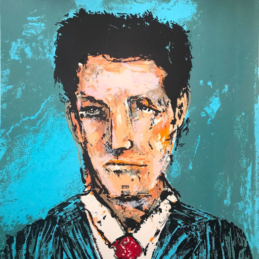 The Pinstripe Suit by Tim Southall | Contemporary print for sale at The Biscuit Factory Newcastle