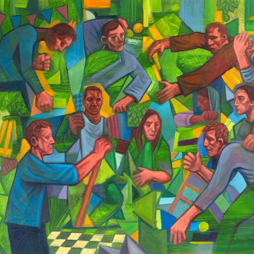 Unity by Samson Tudor | Figurative painting by Samson Tudor for sale at The Biscuit Factory Newcastle