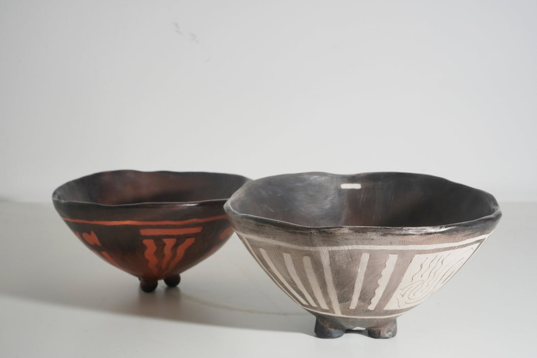 Alaskan Pinch Bowl with Feet by Laura Hancock | Contemporary Ceramics for sale at The Biscuit Factory Newcastle
