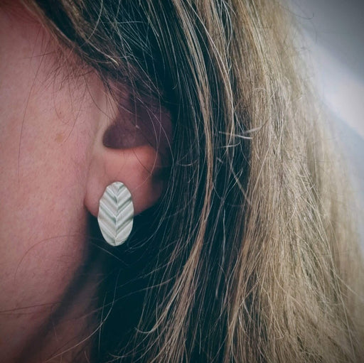 Alder Studs by Tina Macleod | Contemporary Jewellery for sale at The Biscuit Factory Newcastle