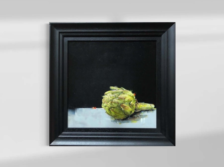 Artichoke by Darren Dearden | Contemporary Still Life paintings for sale at The Biscuit Factory Newcastle 