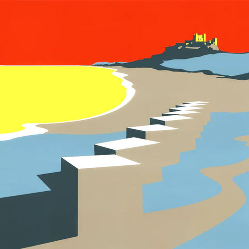 Bamburgh Castle and Beach Coastal Defences