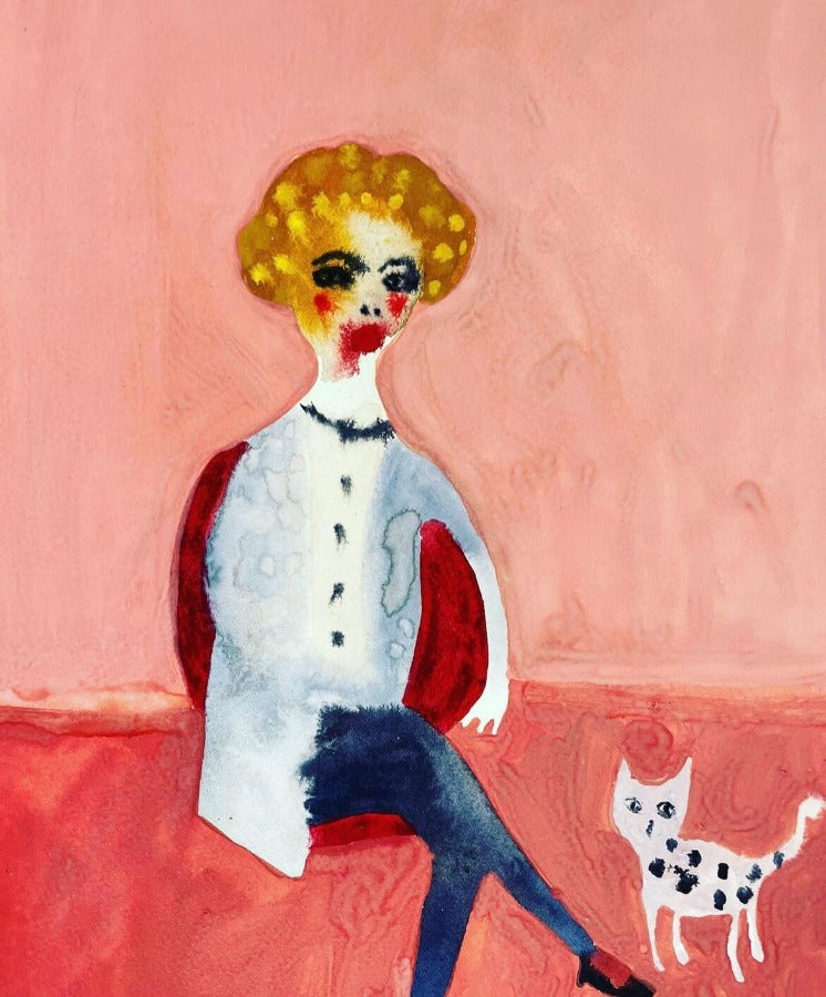 Barbara by Bliss Coulthard | Contemporary Painting for sale at The Biscuit Factory Newcastle