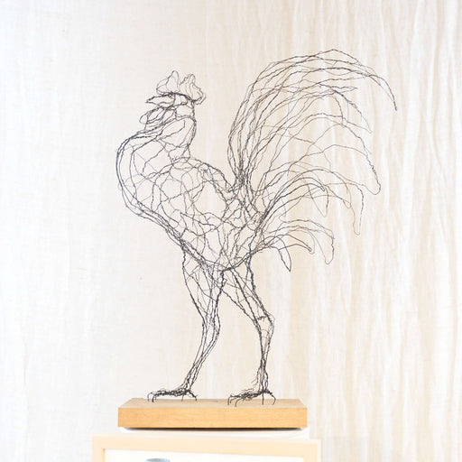 Cockerel by Zoe Robinson | Contemporary Animal sculpture for sale at The Biscuit Factory Newcastle