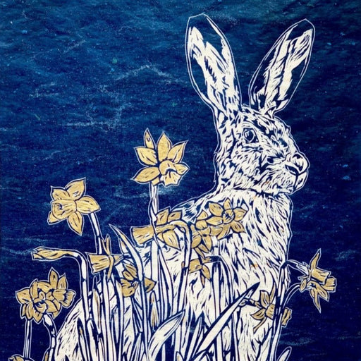 Daffodils by Sarah Cemmick | Contemporary Print for sale at The Biscuit Factory