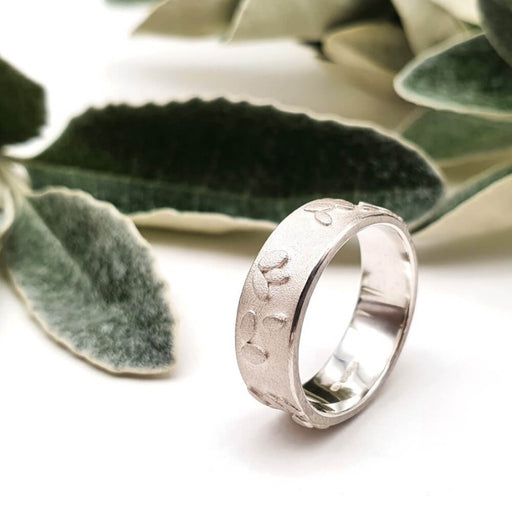 Dancing Leaves Ring by Donna Barry | Contemporary Jewellery for sale at The Biscuit Factory Newcastle 