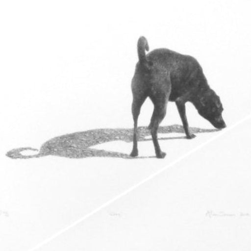 Dog by Alan Stones | Contemporary Lithograph for sale at The Biscuit Factory Newcastle 