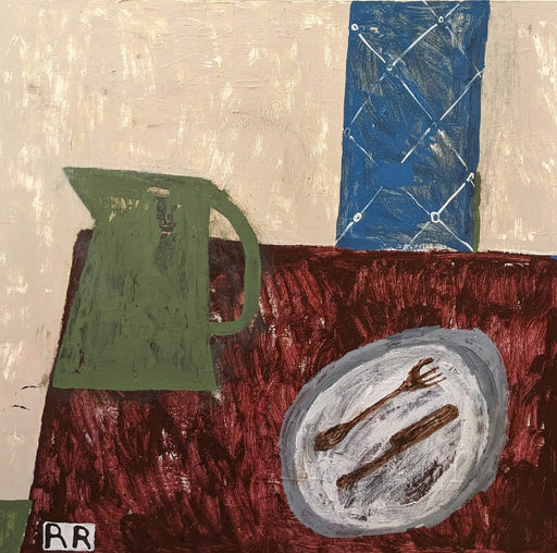 Green Jug by Richard Rainey | Contemporary Painting for sale at The Biscuit Factory Newcastle