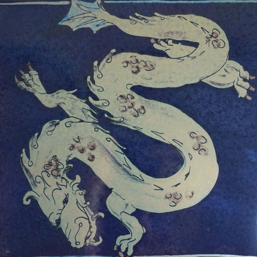 Large Dragon Tile by Jonathon Chiswell Jones | Handcrafted Original Ceramics for sale at The Biscuit Factory Newcastle 