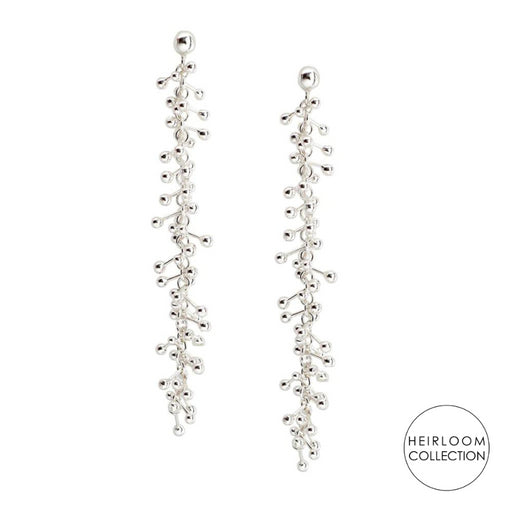 Long Drop Earrings by Yen Jewellery | Original handcrafted silver jewellery for sale at The Biscuit Factory