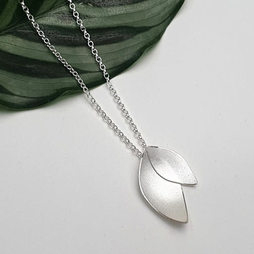 Long Eucalyptus Pendant by Donna Barry | Contemporary Jewellery for sale at The Biscuit Factory Newcastle 