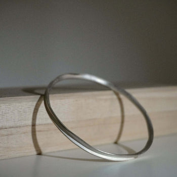 Mara Bangle by Tina Macleod | Original Silver Jewellery for sale at The Biscuit Factory Newcastle 