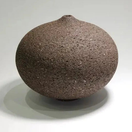 Medium Black Sculptural Vessel by Rachel Peters | Contemporary Ceramics available at the Biscuit Factory Newcastle 