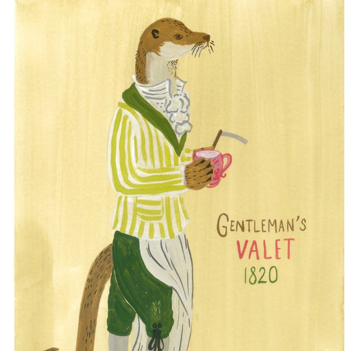 Otter Gentleman's Valet by Trina Dalziel | Contemporary Painting for sale at The Biscuit Factory Newcastle