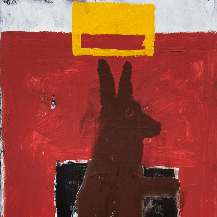 Small Rabbit by Richard Rainey | Contemporary Painting for sale at The Biscuit Factory Newcastle 