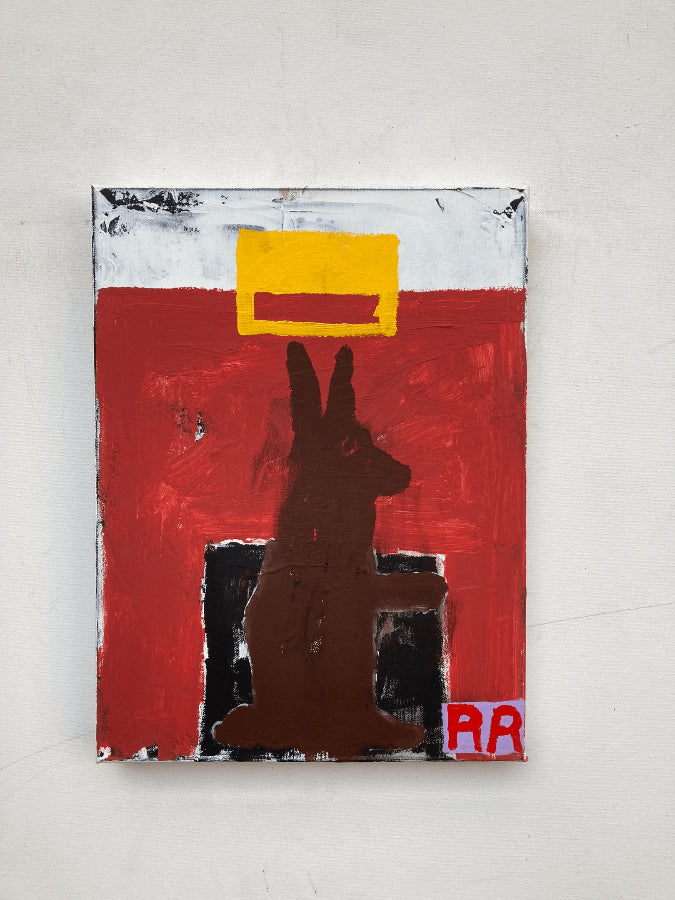 Small Rabbit by Richard Rainey | Contemporary Painting for sale at The Biscuit Factory Newcastle