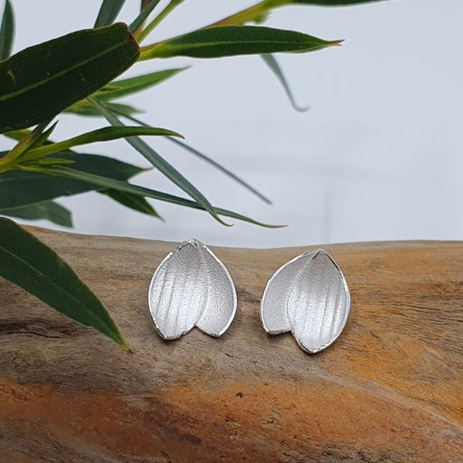 Small Snowdrop Earrings by Donna Barry | Contemporary Jewellery for sale at The Biscuit Factory Newcastle 