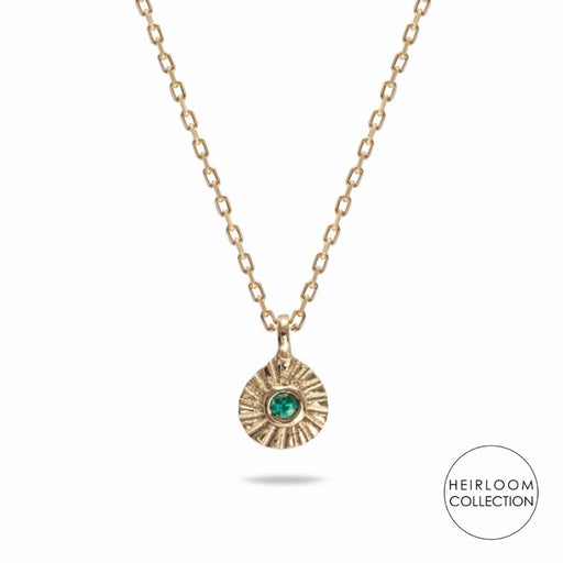 Teeny Tiny Pendant - Emerald by Mim Best | Contemporary Jewellery for sale at The Biscuit Factory Newcastle