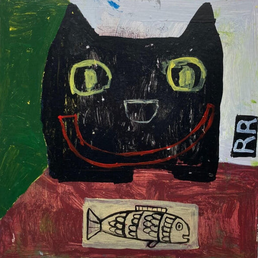 The Cat by Richard Rainey | Contemporary Paintings for sale at The Biscuit Factory Newcastle 