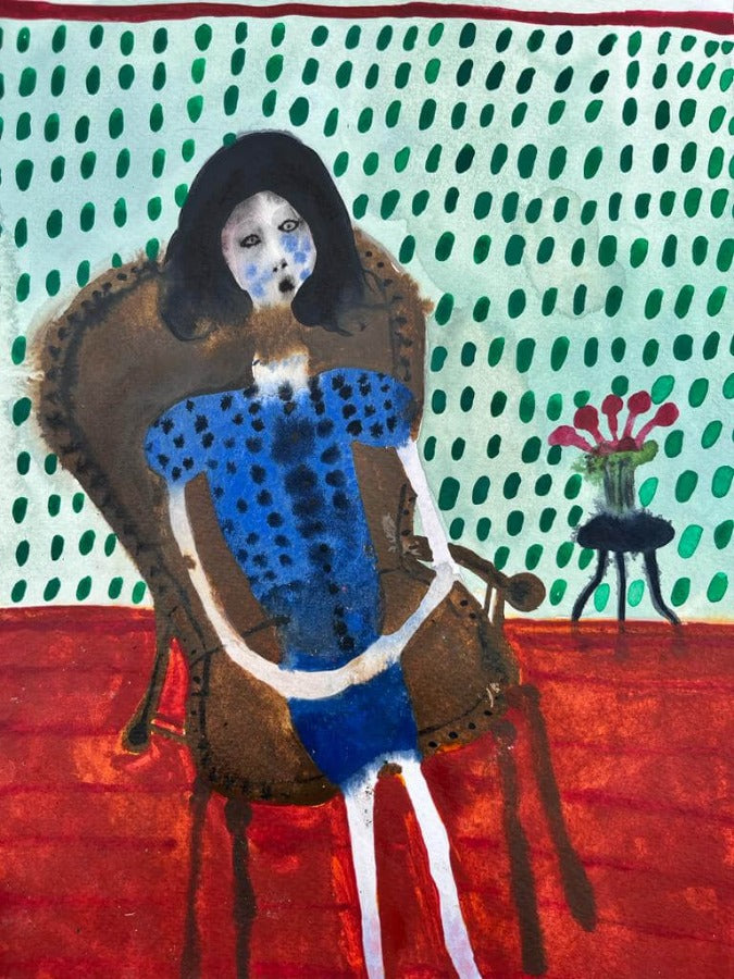 The Chair by Bliss Coulthard | Contemporary Painting for sale at The Biscuit Factory Newcastle