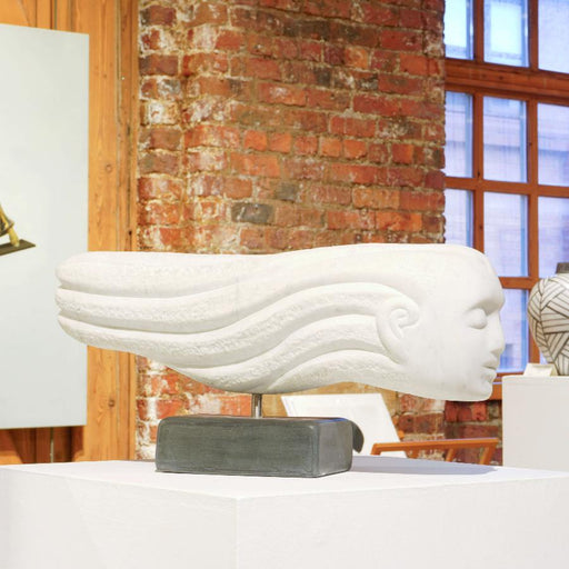 Zephyr by Danny Clahane | Contemporary Marble and Stone Carved Outdoor Sculpture for sale at The Biscuit Factory Newcastle