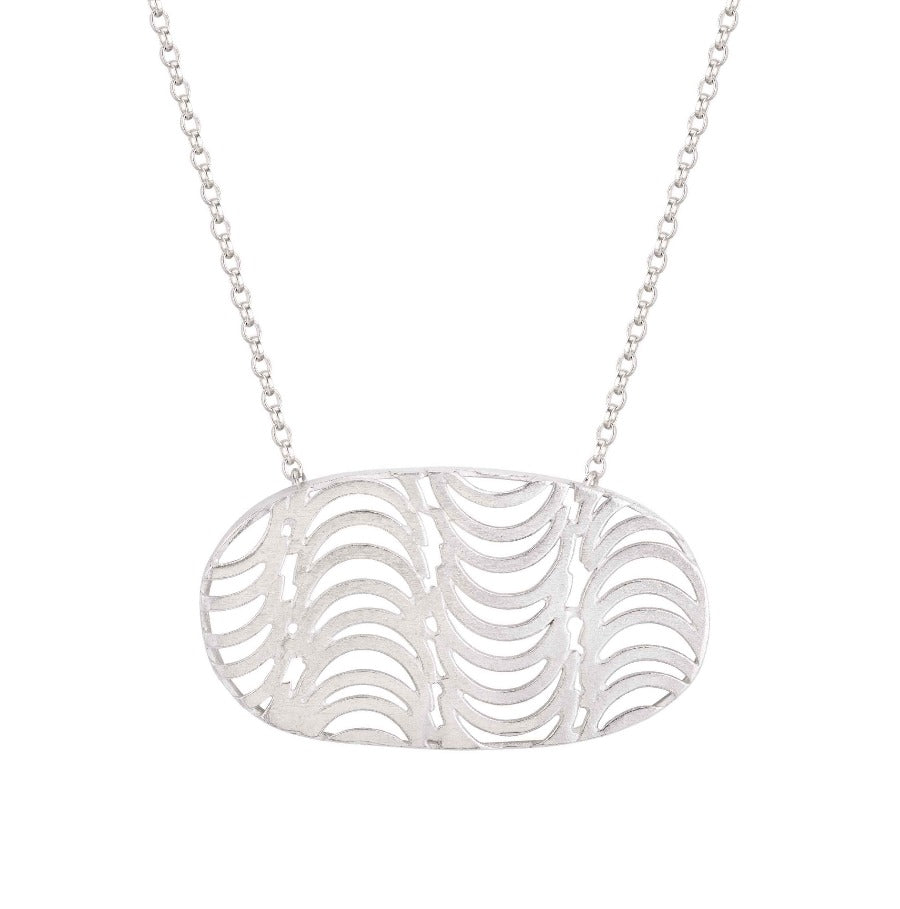 Cadence Pendant Silver by Caitlin Hegney | Hancrafted Silver Necklace for sale by Caitlin Hegney at The Biscuit Factory ewcastle 