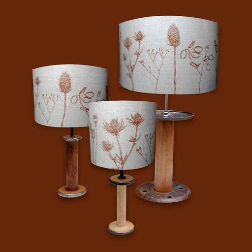 Seed Head Lampshade by Ellie Davison-Archer | Contemporary Textiles for sale at The Biscuit Factory Newcastle 