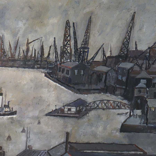 Buy 'Ferry Across the Tyne', an original painting by Malcolm Teasdale at The Biscuit Factory.