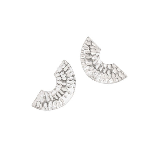 Gibbous Mini Studs by Caitlin Hegney | Contemporary Jewellery for sale by Caitlin Hegney at The Biscuit Factory Newcastle