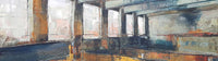 Image shows a small cropped section of a larger landscape painting by Julia Brown
