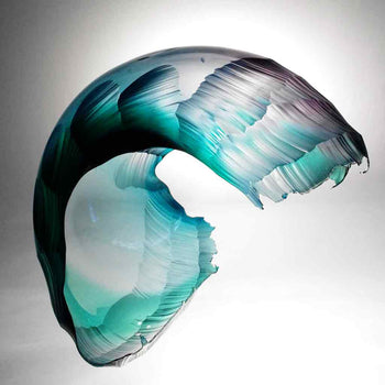 Original handmade glass by Graham Muir at The Biscuit Factory.